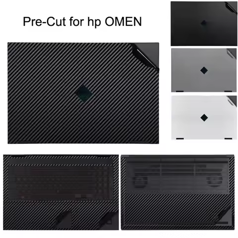 Pre-Cut Anti Fingerprints Laptop Sticker Skin for HP 2021 2022 Omen 15 en ek dc Notebook Cover Film 
