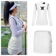 Anew Golf Clothing Ladies Long-Sleeved Ice Silk Sunscreen Clothing Golf Women Short Skirt