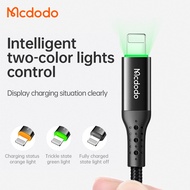 【1yr Warranty】Mcdodo Auto Power Off Fast Charging Series Cable with LED Light Function, 1.2 Meter - 