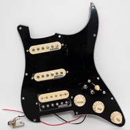 WIRED Stratocaster กีต้าร์ Pickguard SSH Pick Guard Wilkinson Ainico 5สวิตช์หลากชนิดปิ๊กอัพสำหรับเปล