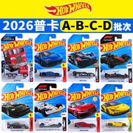 Hot Wheels Small Car 25P 26A 26B 26C 26D Ferrari SF90 Bugatti Alloy Car Model Toy Limited Edition Ca