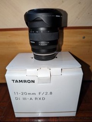 Tamron 11-20mm F2.8 Di III-A RXD for Fujifilm X mount