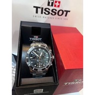 Tissot seastar 1000 黑面 三眼石英錶 鋼錶帶/矽膠錶帶 兩種可選 ✅