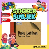Sticker subjek sekolah rendah / sticker subjek file/ sticker subjek sekolah agama