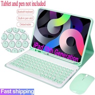 ✿Case with Keyboard For iPad 10th Generation 10.9'' 10 gen 2022 Wireless Bluetooth Keyboard Mouse Cover Casing