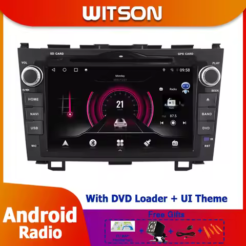 8" Car Radio Machine OEM with DVD Loader For HONDA CR-V 3 RE CRV 2007-2011 Android Car DVD Multimedi
