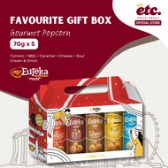 Eureka Popcorn Favourite Gift Box (5 x 70g Can)