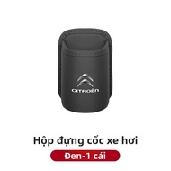 Giá Đỡ Cốc Nước Cửa Xe Bằng Da Cho Citroen C4 C3 C5 C1 C2 VTS Berlingo Celysee Xsara Picasso - Hộp Đ