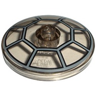 3960PB013 Lego Parts, Dish 4 x 4 Inverted (Radar) with Solid Stud with Radial Jedi Starfighter