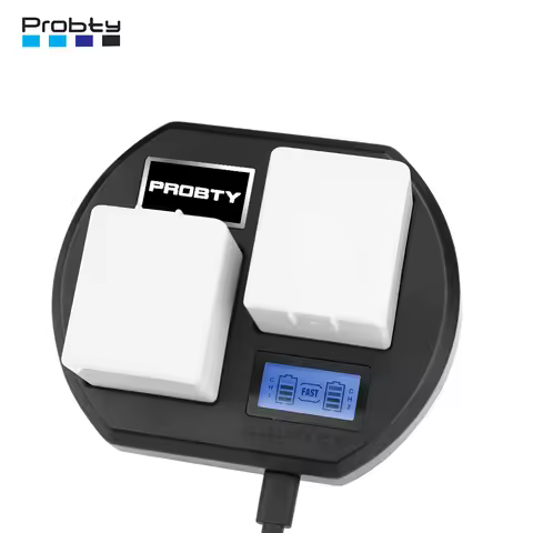 Probty Arlo Pro/Arlo Pro 2 Battery And LCD USB Dual Charger for Arlo Go Wireless Home Security Camer