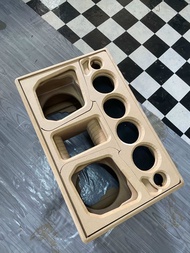 ตู้ลำโพงงานดิบสเปค 8 นิ้วใส่ 8 นิ้วโครงหล่อสองดอกกลาง 4 นิ้วสี่ดอกแหลม 3 นิ้วสองดอกเป็นไม้ 15 mins