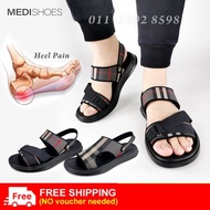 ##Z701/Z703 MEDISHOES shoes Leather Men Sandal comfort shoes reduce heel pain