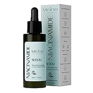 Meina 10% Niacinamide Serum with 1% Zinc, Clarifying Face Serum with Organic Aloe Vera Gel, Vegan, Natural, Fights Blemishes and Pimples, Highly Effective Face Care, Natural Cosmetics, 30 ml