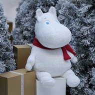 VIPO 嚕嚕米  姆明絨毛包紅圍巾玩偶公仔- 36cm