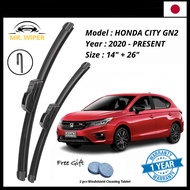 🔥 MR WIPER🔥 HONDA CITY GN2 SEDAN HATCHBACK (2020-PRESENT) MR WIPER JAPAN TECHNOLOGY WIPER BLADE WIND