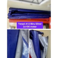Terlaris Terpal Roll A12 Biru Silver