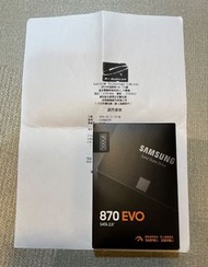 Samsung 870 EVO 2.5" 500GB 全新未開封 私人自讓