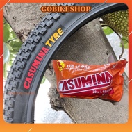 Lốp xe đạp Casumina 20x1.95 vỏ xe đạp 20x1.95 50-406 và săm ruột xe đạp 20x1.95 thiết kế gai Hip Hop