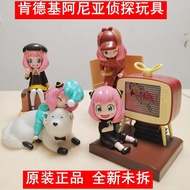 KFC Spy X Family Ania Detective Stamp Night Light Television Emblem Collectible Figure ของเล่น ของสะ