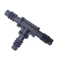 Isi 10 pcs Connector Tee Selang PE 11 mm / Konektor T Selang PE 11 mm