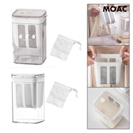 [Hohoho] Yogurt Strainer Maker Nut Milk Container with Lid Soya Bean Milk Filter Cup
