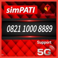 NOMOR CANTIK PERDANA SIMPATI TELKOMSEL 5G 0821 1000 8889 Baru