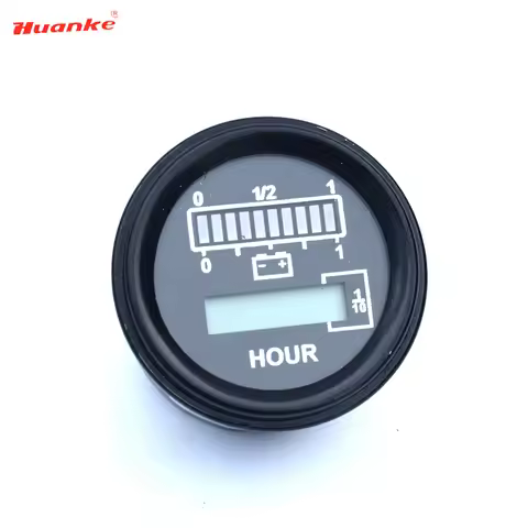factory supply 24v round type 803R battery indicator with hourmeter