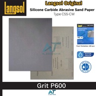 LANGSOL SANDPAPER SHEET GRIT 600 P600 – ABRASIVE SAND PAPER
