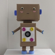 Carton diy Robot Material Pack Kindergarten Handmade Robot