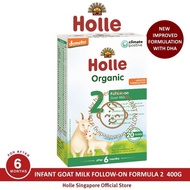 Holle Organic Infant Goat Milk Follow-on Formula 2 with DHA (400G)