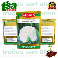WHITE SHOT F1 - Benih bibit biji sayur sayuran Bunga kembang Kol Hibrida- Cauliflower F1 SAKATA