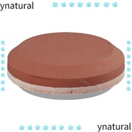 YNATURAL Sharpener Whetstone, 2-in-1 1000/6000 Grit Round Sharpener, Portable Red White Waterstone G
