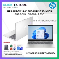 HP 15-FD0673TU - 15.6" FHD Intel i3-N305 | 8GB DDR4 RAM 512GB SSD | W11H, HS+M365 | Students Laptop