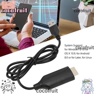 COCOFRUIT Video Capture Card, Plug and Play 1080p 60Hz HD To USB Video Capture Card, Video Converter
