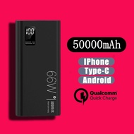 YYDS 100% 66W Powerbank Fast Charging Power Bank Original Tahan Lama LCD Digital Display 100000mah P