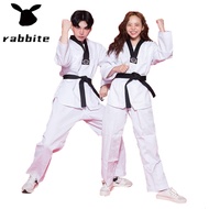 Rabbite WTF Taekwondo Uniform for Kids Adult 110cm-190cm Karate Uniform for Kids Shift Long Sleeves