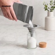 Moamegift Silicone Collapsible Funnel Multi Size Funnel Set Silicone Mini Collapsible Funnel for Kit