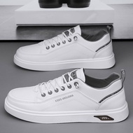 Men's Shoes New Style Trendy Lightweight All-Match White Shoes Men's Casual Sports Flat-Soled Flat S