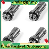 【】4-Pack Silver 1/4" to 1/8" Die Grinder Collet Adapter Accessories Attachments 1.06 X 0.53 Inch 3mm