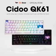[Available] Cidoo QK61 V2 Mechanical Keyboard 3 Modes Downstream Circuit Hotswap Led RGB Full Foam -