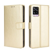 Vivo V21 5G Ốp Điện Thoại Dạng Ví Lật Bằng Da PU Ốp Lưng Vivo V21 V 21 VivoV21