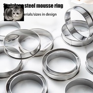 manysincerity 8/9/10CM English Muffin Rings Crumpet Rings Double Rolled Tart Ring Round Stainless St