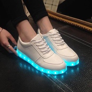 Luminous Sneakers for Women Casual Shoes Led Glowing Shoes for Men Fashion Flat Running Sneakers LED