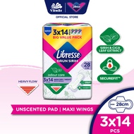 Libresse Daun Sirih Maxi Wings 28cm (3x14s)