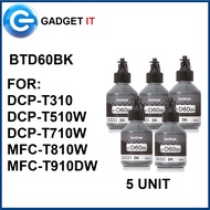 BROTHER BTD60BK BTD60 D60BK ULTRA HIGH YIELD INK BOTTLE -BLACK FOR (DCP-T310/T510W/T710W ,MFCT910W) 