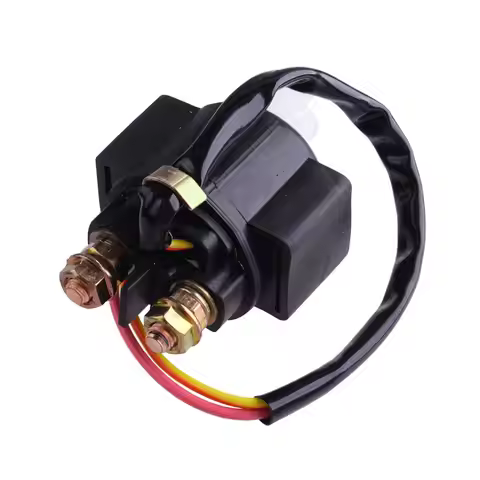 1PZ75XO90C Go-Kart Scooter Moped Starter Relay Solenoid Fit for GY6-125 50cc 70cc 90cc 110cc 125cc 1
