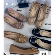 Big Size Shoes Heel-Covered With Accessories 41-45 Loafer Shoes Women Plus Size Shoes Women 41-45
