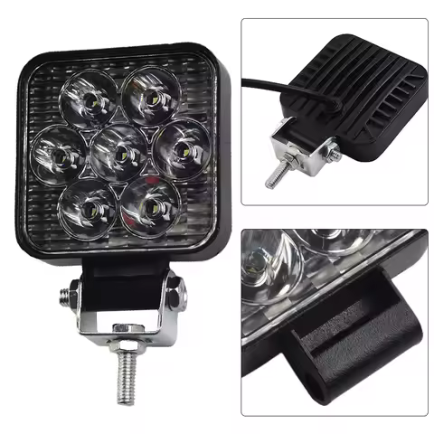 LED Offroad Truck Headlight Offroad Truck Driving 21W Spotlights Fog Lights Universal Auxiliary 6500
