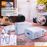 Jaminan Asli Charger Xiaomi Mi9 27W Fast Charging Turbo