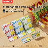 NIIMBOT B21/B1/B3S Product Price Label Paper, Convenience Store Price Label Sticker, Supermarket NII